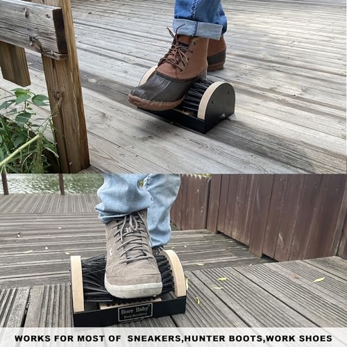Boot Scrubber - Outdoor Heavy Duty Boot Scraper Brush & Shoe Mud Cleaner | Outdoor heavy-duty boot scrubber . Quickly removes mud, snow and debris from boots and shoes. Durable all-weather design. - color: Boot Scraper