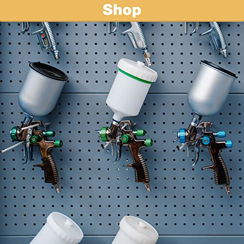 Moxweyeni 100 Pcs Pegboard Hooks Peg Board Organizer Accessories Holders Hanging Stainless Steel Display Wall Hooks for 1/8 and 1/4 Pegboard Wall for Garage Storage Tools(4 Inch) - size: 4 Inch