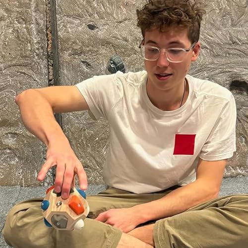 Handcrafted Rock Blocks, Enhancing Strength and Precision, 3D Rock Climbing Training Balls, Finger Training Tools specifically Designed for Rock Climbers