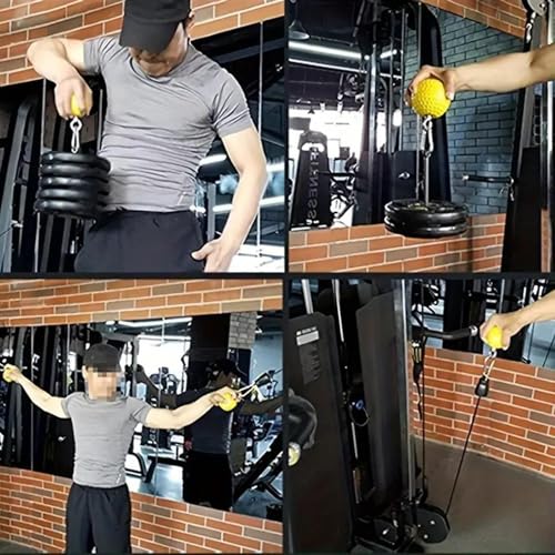 Pull Up Grip Balls, Non Slip Rock Climbing Holds Pullup Power Balls For Strength Training Attachment, Enhance Grip Strength & Forearm Training, For Chin Up Bar, Kettlebell, Barbell Home Gym Workout