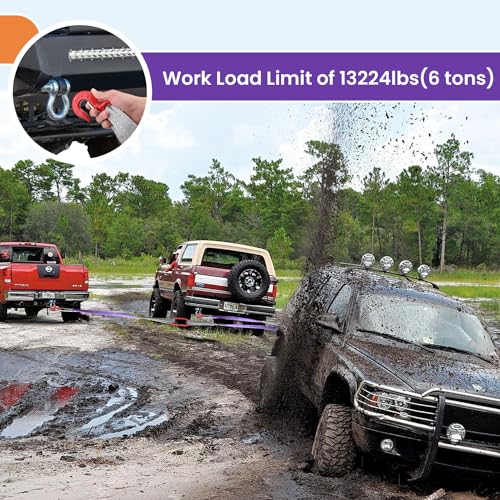 Lifting Slings Straps with Hooks - 3.3 FT, 4409LB Pounds Capacity, Polyester Bridle Sling, Heavy Duty Two Leg Rigging Strap for Engines, Cranes, Hoists, Truck