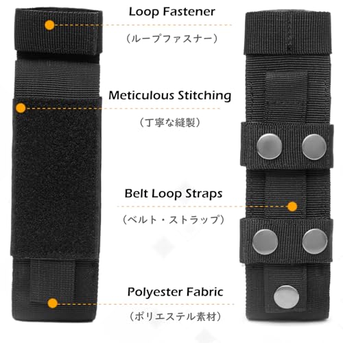 TRIWONDER Tactical Phone Pouch Molle, Smartphone Holster Bag EDC Utility Cellphone Lock Card Holder Organizer Fit for Waist Belt Case - color: 13 Black