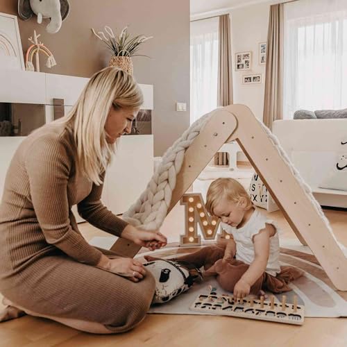 Climbing triangle, Waldorf toys, Climbing triangle, Climbing ladder, Step triangle, Montessori furniture