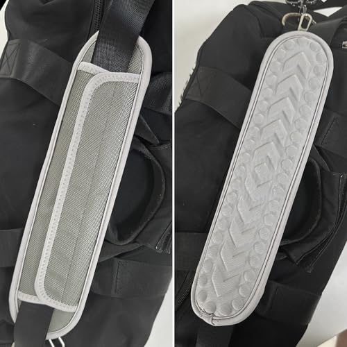FIEIL 2 Pack Breathable Universal Shoulder Pad, 3D Cushion Air Backpack Strap Pads, for Shoulder Bags, Detachable Shoulder Strap Pad Pads Help Relieve Shoulder Pain(3D Air Cushion-Gray) - size: 2 Pack 3D Air Cushion-Gray