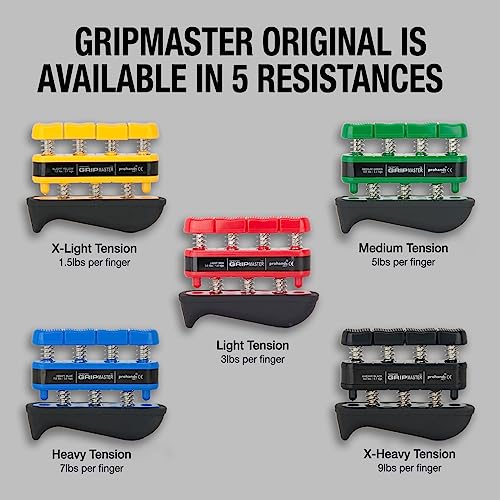 Prohands Gripmaster Medical Hand and Finger Exerciser - size: Set of Five (1.5lb/3lb/5lb/7lb/9 Pound)