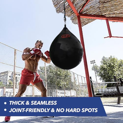 OHMY Flex Adjustable Water Punching Bag 22" 210 Pound with Easy-Lift 3:1 Pulley System - style: OHMY FLEX ADJUSTABLE WATER PUNCHING BAG 22" 210 Pound with Easy-Lift 3:1 pulley system