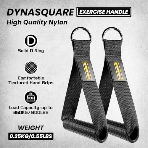 Cable Machine Attachments Combo, Heavy Duty Solid Steel LAT Pulldown Attachments with Exercise Handles & Ankle Straps, Home Gym Machine Accessories