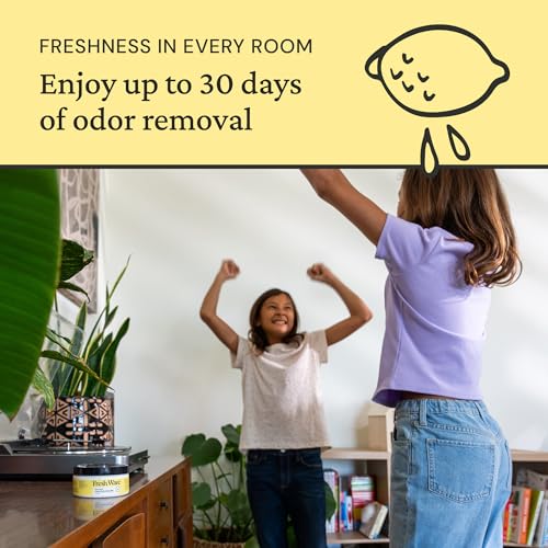 Fresh Wave Lemon Odor Eliminator Gel 3-Pk 7 oz - Air Freshener for Home | Plant-based essential oils. Lasts 15-30 days per jar. No plug-in needed. Pet-safe, closet and bathroom deoderizer. - size: 7 fl oz (Pack of 3)