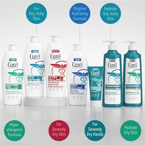 Curel Extreme Dry Hand Relief, Dermatologist Recommended, Long-Lasting Cream For Dry Hands, Paraben Free, Fragrance-Free Hand Lotion, 3 Oz | Extreme Relief Hand Lotion, Long-Lasting Moisturizer, Skin Care Essential, Fragrance-Free, Travel Size - size: 3 F