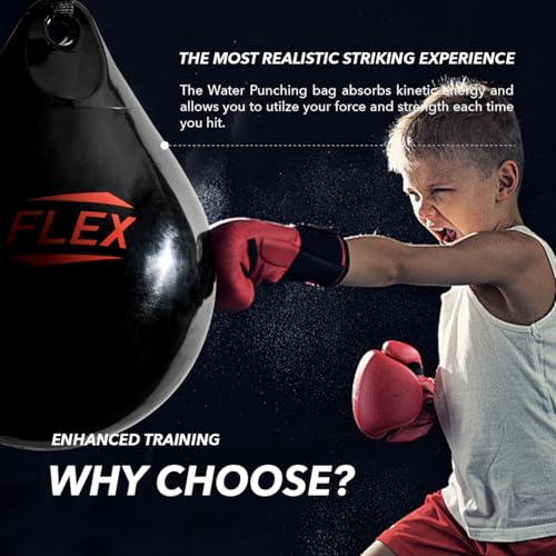 OHMY Flex Adjustable Water Punching Bag 22" 210 Pound with Easy-Lift 3:1 Pulley System - style: OHMY FLEX ADJUSTABLE WATER PUNCHING BAG 15" 55 Pound with Easy-Lift 2:1 pulley system