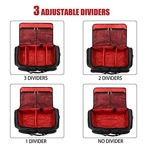 Sneaker Bag Travel Shoes Duffel Bag Men Women Gym Sport Luggage Duffle Carrying Case Bag Divider Adjustable Compartment Portable Soccer Athletic Shoes Carrier Heavy Duty Traveling Accessories