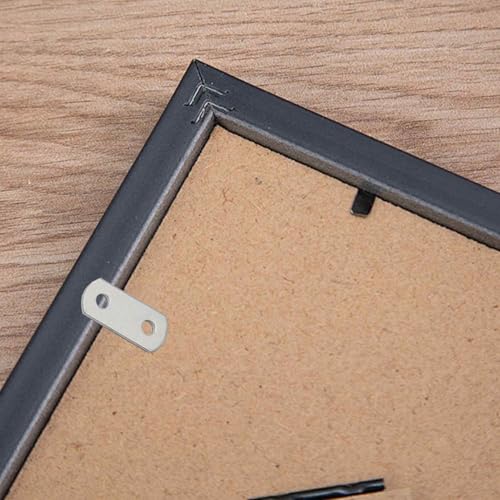 15PCS 0/0" Canvas Clips for Picture Framing, Offset Mounting Hardware with Screws for Art and Mirror Installation - size: 0/0"