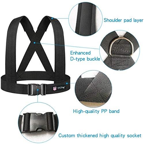 Resistance Training Rope Explosive Force Bounce Physical Training Resistance Rope Improving Speed, Stamina and Strength - color: Black-9.8FT Kit