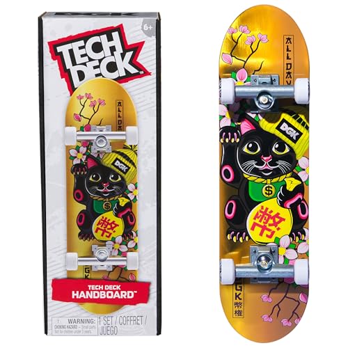 TECH DECK DGK Handboard, Authentic Mini Skateboard | 9x Larger than a Fingerboard, Hands Only, Authentic Graphics, Die-Cast Trucks, Skateboard Gifts for Kids & Collectors Ages 6+ - style: DGK