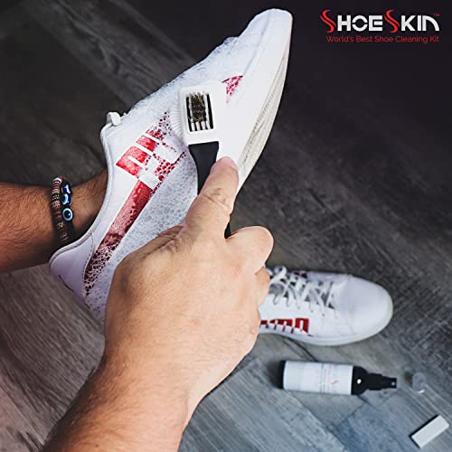 Premium Shoe Cleaner Kit - Tennis Shoes Cleaner, Sneaker Cleaner Kit, Dress Shoes, Boots, and all Shoe Types will Look Like New!