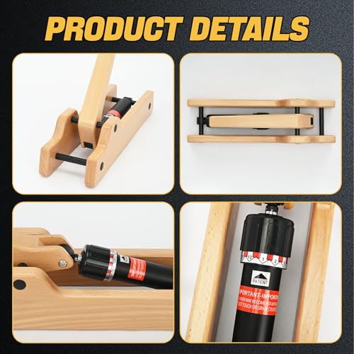 tonchean Workout Armwrestling Training Equipment | with adjustable hydraulic resistance (levels 1-12), portable, for home, gym, office