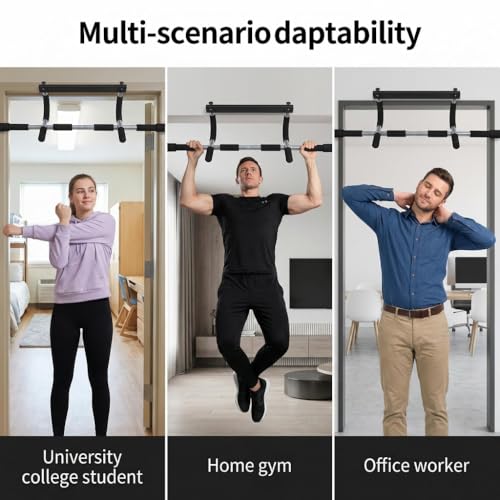 Upgrade Pull Up Bar for Doorway - Max Capacity 330 lbs