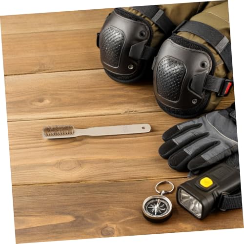 VOSAREA Rock Climbing Brush for Bouldering and Outdoor Climbing with Powerful Scrubbing Wood Handle and Natural Bristles, Portable Cleaning Tool for Chalk and Hold Maintenance
