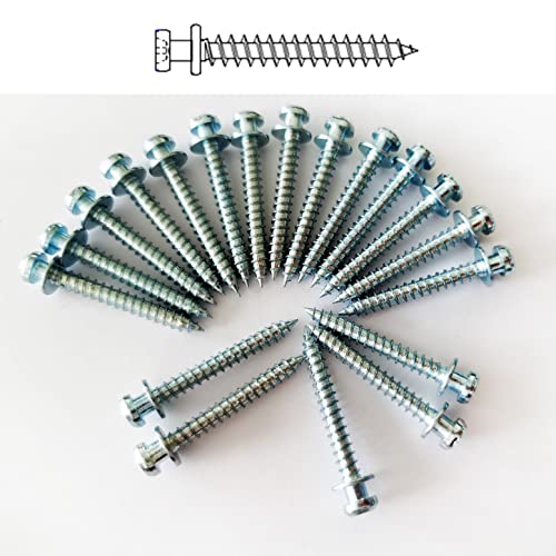 Silver Bear Claw Screws, Double-Headed Drywall Picture Hanger, 40 | Anchorless self-tapping wall hooks for D-rings, sawtooth & keyholes, picture hanging hardware screws for frames & mirrors - style: Silver-Short