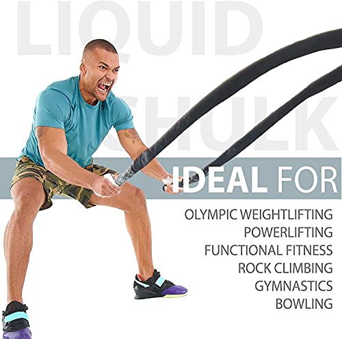 WARM BODY COLD MIND Mess Free Liquid Chalk - Gym Chalk for Weightlifting, Gymnastics, Climbing, Powerlifting - Sports Chalk - Hand Grip Chalk - style: 50ml White