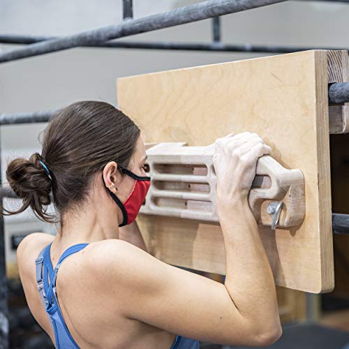 USA-Made Wood Hangboards - The Ultimate Wooden Rock Climbing Hangboards/Fingerboards - style: Buddyboard