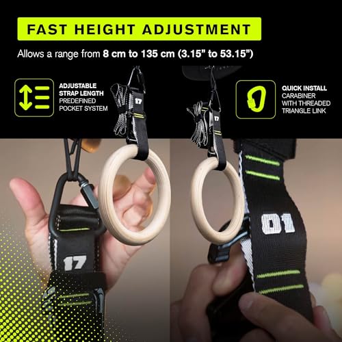 Duonamic Eleviia: Portable Doorway Pull-Up Bar – Lightweight, Travel-Ready, 250 lb Capacity - color: BROWN
