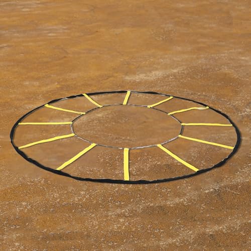 Agilitys Training Ladder, 12 Rungs Circular Speed Reactioning Training Equipment for Soccer Basketball