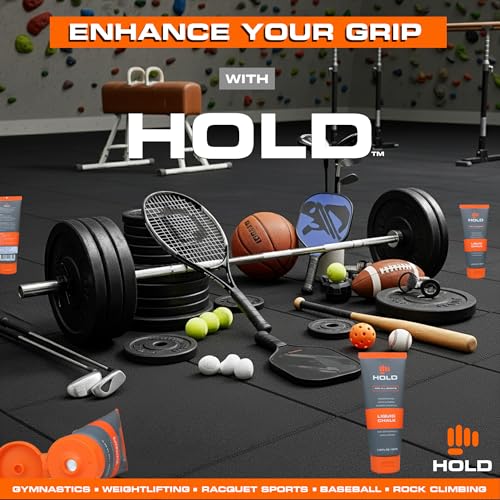 HOLD Liquid Sports Chalk for Climbing, Weightlifting, Gymnastics & Powerlifting – No Additives, Non-Toxic, Sweat-Resistant, Strong Grip Performance - style: Unscented