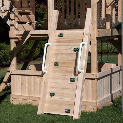17 Inch White Indoor Monkey Bars Ladders Playground Handles 6 Pack | Heavy Duty Solid Metal, Non-Slip Matte Powder Coated, Comfy Secure Handle Bar, Outdoor Playset Climbing Frame Jungle Gym - color: White