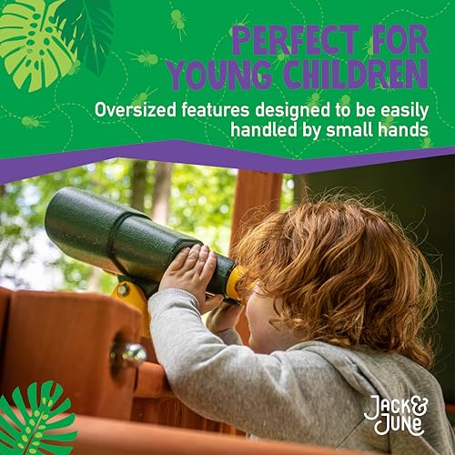 Jack and June Green and Yellow Rotating Playset Binoculars Compatible with Most Playsets