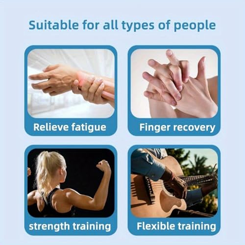 1pc Silicone Finger Trainers, 5 Fingers Wrist Stretching Band, Suitable For Hand & Finger Rehabilitation, Strength Training - color: 1pc Black