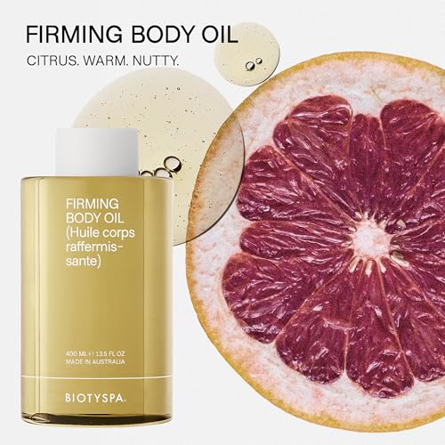 biotyspa Spa Essentials - Exfoliating Shower Gel & Firming Body Oil with Coffee Extract & Jojoba - Tones, Renews & Smooths Skin - Organic, Vegan, Made in Australia - 2pc Set, 400ml Each - size: Spa Essentials