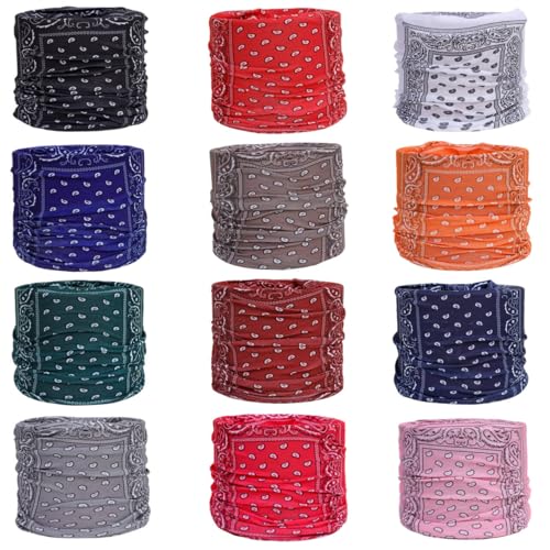 Neck Gaiter Masks Tube Scarf,Seamless Bandanas Buffs Gators,Ourdoor Face Mask Face Covering Multi Headwear - color: No28