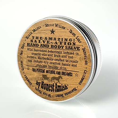 Honest Amish All Natural and Organic Healing Hand and Body Salve