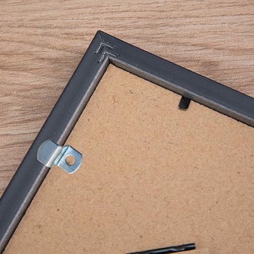 15PCS 1/2" Canvas Clips for Picture Framing, Offset Mounting Hardware with Screws for Art and Mirror Installation - size: 1/2"
