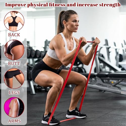 Resistance Bands Pull Up Assist Bands Workout Equipment Band Exercise Band Long Resistance BandSet for Working Out Stretching Fitness Training Physical Therapy for Men Women Gym Home