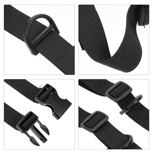 2pcs Heavy Duty Cargo Fixed Straps with Quick Release Buckle, Thickened Lashing Tie-Down Straps for Tent, Backpack, and Yoga Mat Securement