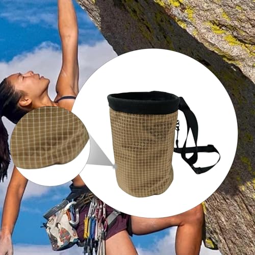 Chalk Bag for Rock Climbing Lightweight Climbing Accessories Storage Pouch Chalk Carrier Bag for Workout Bowling Gymnastics