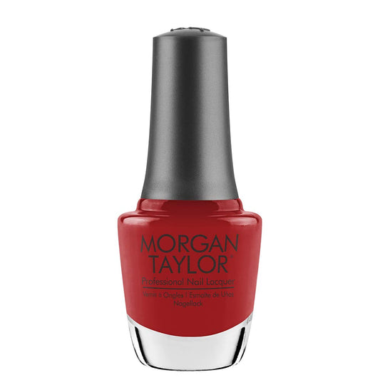 Morgan Taylor Nail Lacquer (Hot Rod Red) Red Nail Polish, Finger Nail Polish, Long Lasting Nail Polish, Red Nail Lacquer, Finger