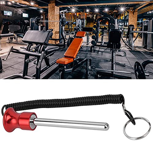 Weight Stack Pin, Universal Weight Stack Set Pins Gym Loading Pin Heavy Duty Pin Insert with Pull Rope Strength Training Equipment for Commercial Gym or Home Gym