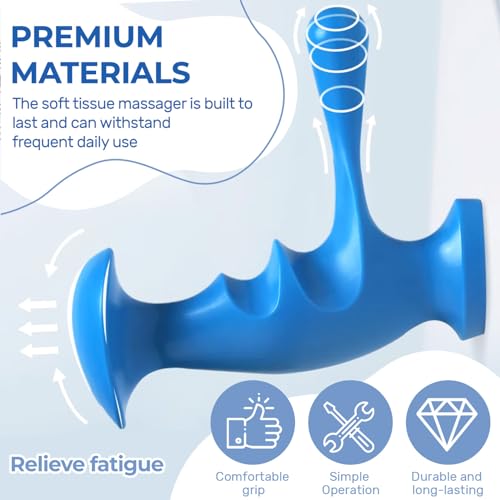 3PCS Thumb Saver Massage Tools,Manual Deep Tissue Massage,Set Include 1 Green Thumb Protector Tool & 1 Trigger Point Pressure Massager & 3-Legged Massage Knobs (3 Pcs) - color: 3 Pcs