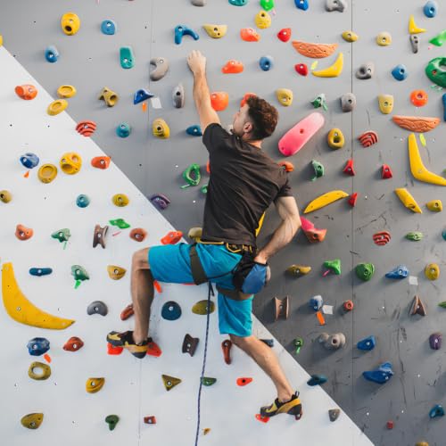 2 Pcs Climbing Chalk Bags Large Capacity Drawstring Closure Polyester Chalk Pouches for Rock Climbing and Weight Lifting Gymnastics Accessories