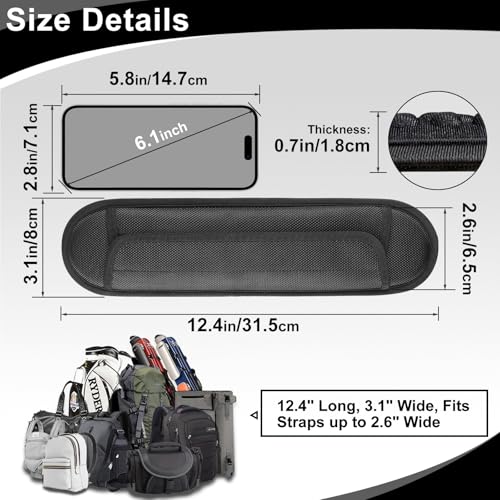 FIEIL Breathable Universal Shoulder Pad, 3D Cushion Air Backpack Strap Pads, for Shoulder Bags, Detachable Shoulder Strap Pad Pads Help Relieve Shoulder Pain(3D Air Cushion) - size: 3D Air Cushion