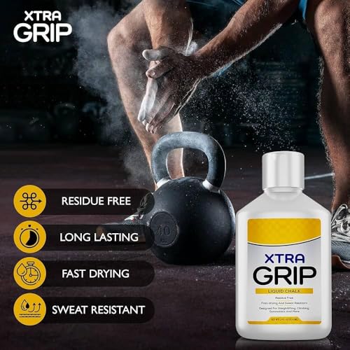 Xtra Grip Liquid Chalk for Rock Climbing, Gymnastics, Weight Lifting