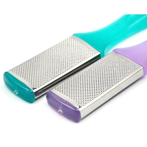 rosenice Dual-Sided Pedicure Foot File 6.69 Inch Portable Foot Rasp with Mesh and Sandpaper Sides for Callus Removal and Smooth Skin Care