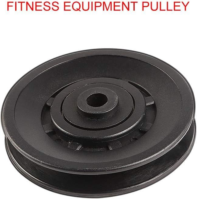 90mm(3.54inch) Universal Bearing Pulley Wheel for Cable Machine Gym Equipment Part Garage Door (2 PCS) - color: 90mm-2 PCS-P