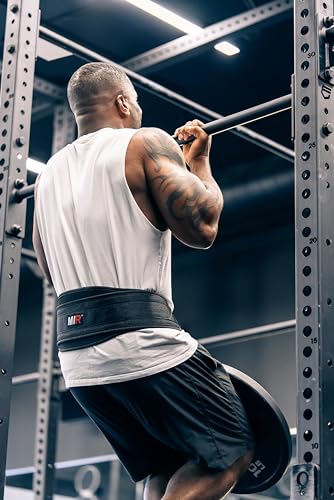 Mir Dip belt With 36" - 38" chain, 500lbs - 650lbs weight capacity, Weight lifting for dips and pullups - color: BLACK