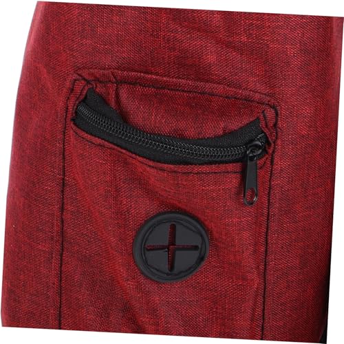 SUPVOX Chalk Bag for Rock Climbing and Gymnastics Zippered Pocket Multiuse Design for Bouldering and Weightlifting Activities