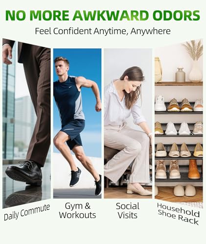 Shoe Deodorizer Spray, 5 fl oz Powerful Foot & Shoe Odor Eliminator | Fast-Acting, Long-Lasting, Foot Spray for Smelly Feet, Shoe Freshener Spray for Shoes, Gym Bags, Helmets - size: 5 Fl Oz (Pack of 1)