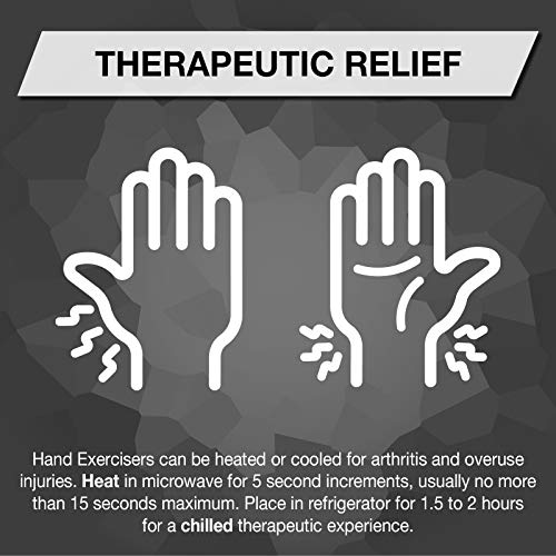 THERABAND Hand Exerciser Ball, X-Large Blue, Firm Resistance for Grip Strengthening, Finger & Hand Therapy, Squeeze Ball for Rehab, Wrist & Forearm Exercise, Latex-Free, Textured Surface - color: Blue - Firm